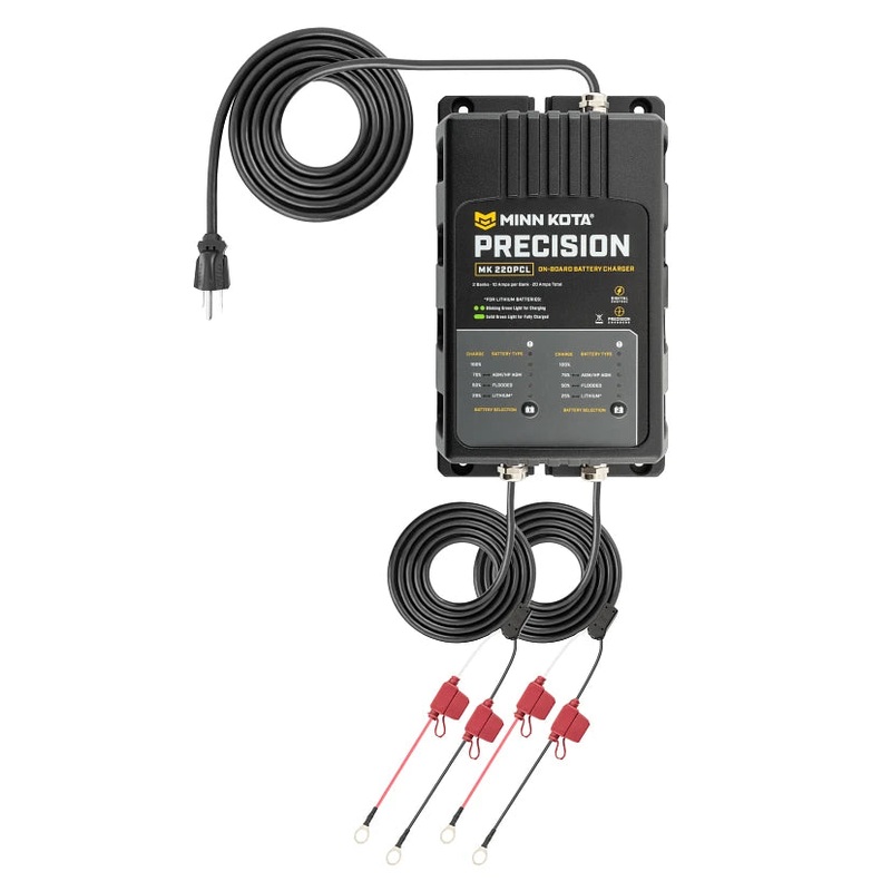 Minn Kota On-Board Marine Battery Charger – MK220PCL