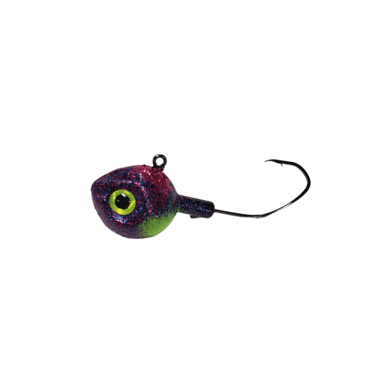 Better Bites Tackle Jig Heads|5/8 oz|3/4 oz|1 oz|Ambassador|Antifreeze|Arkansas Shiner|Berry Ice|Black|Blactreuse|Blue Ice|Blue Shad|Chartreuse|Circus Freak|Diamond|Dirty Larry|Electric Pink|Electric Shock|Fire Tiger|Gold Ice|Grey Shad|Junebug|Mardi Gras|