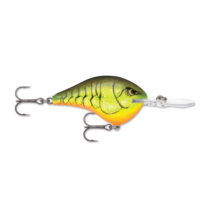 Rapala DT8 Crankbait|Bluegill|Chartreuse Rootbeer Craw|Citrus Shad|Helsinki Shad|Parrot|Perch|Red Crawdad|Silver