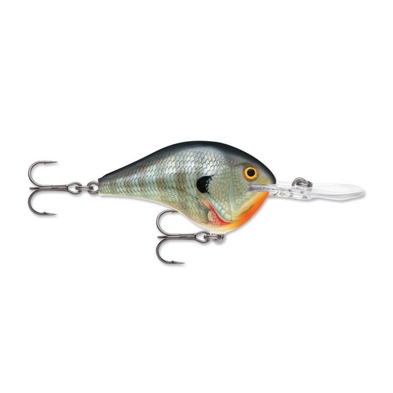 Rapala DT8 Crankbait|Bluegill|Chartreuse Rootbeer Craw|Citrus Shad|Helsinki Shad|Parrot|Perch|Red Crawdad|Silver
