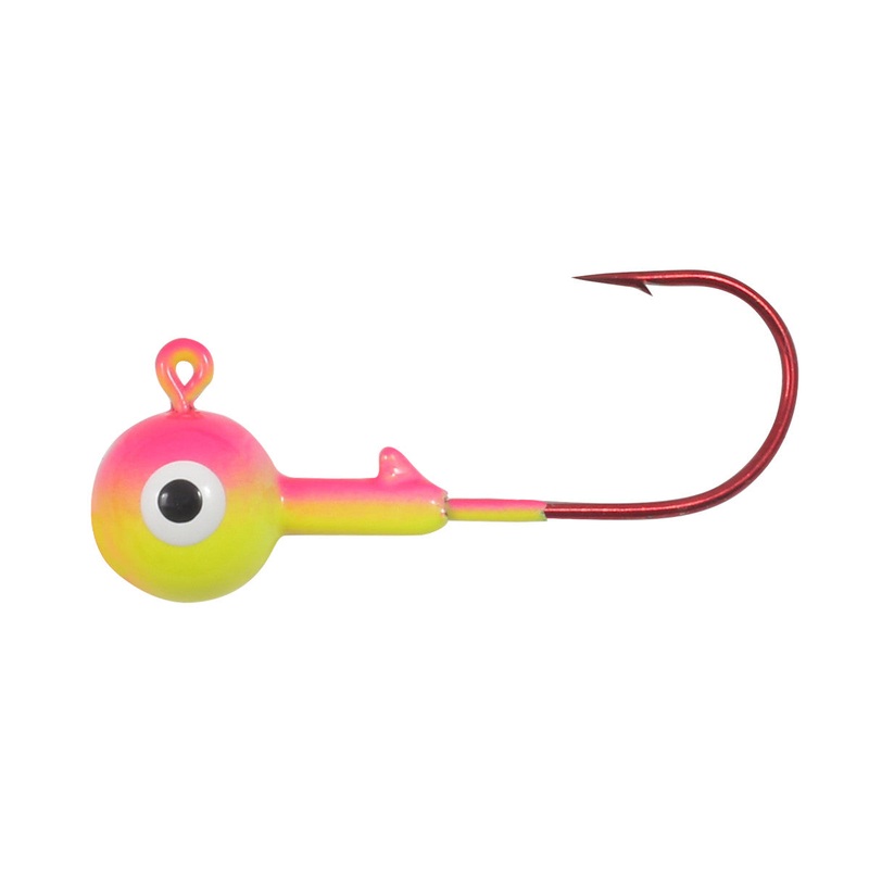 Northland Gum-Ball Jigs|1/8 oz|1/4 oz|3/8 oz|1/2 oz|Bubblegum|Chartreuse|Metallic Chartreuse|Metallic Gold|Metalic Purple|Pink|Shirmp|Super Glo Wonderbread|Super Glo Pink Wonderbread|White