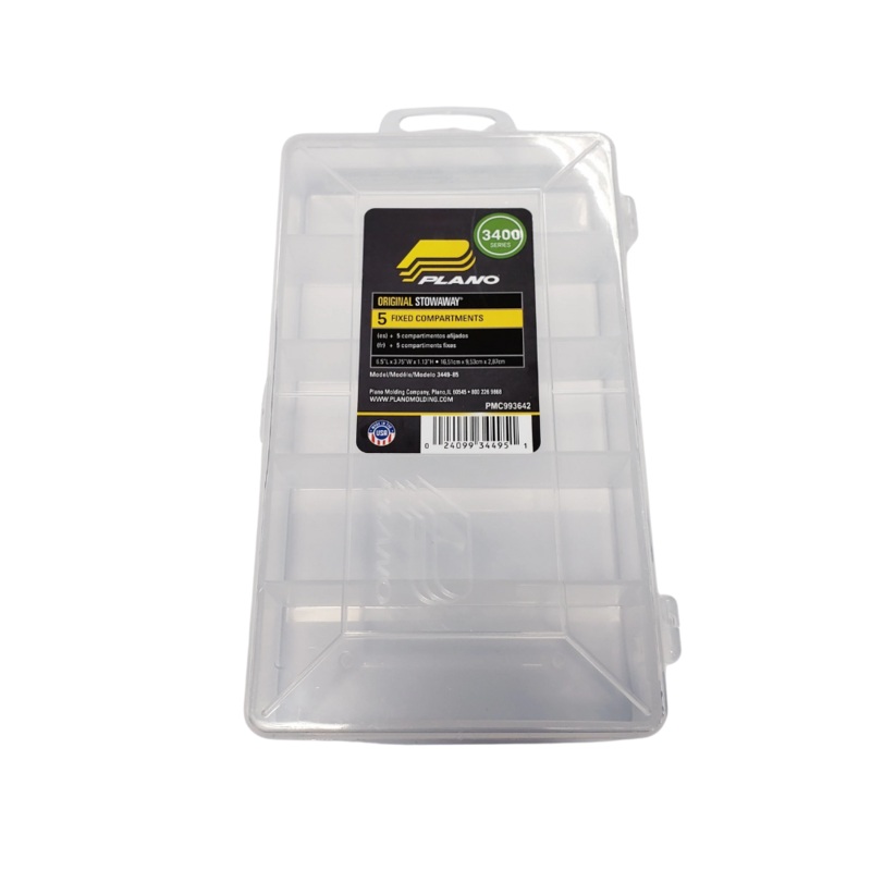 Plano Original Stowaway 3400 Series – 5 Fixed Compartments