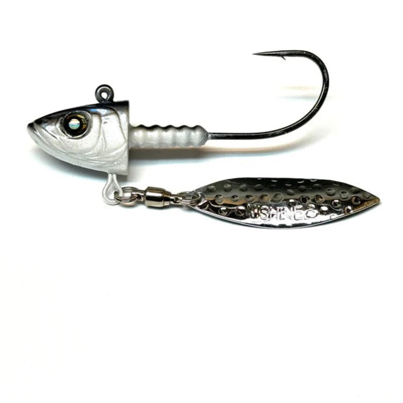 Nishine Smelthead Plus|3/4oz|1oz|Blue Back Herring|Pearl White|Smelt