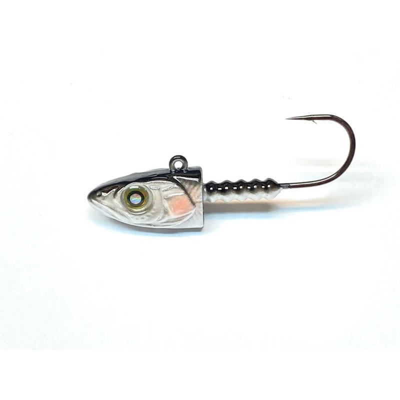 Nishine Smeltheads 2/7oz|Black Back|Black|Blue Back Herring|Emeraldo Shiner|Green Pumpkin|Smelt|Smelt Glow|Wakasagi|White Pearl|1|2/0|4/0