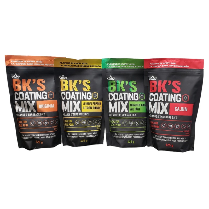 BK’s Coating Mix|Original|Cajun|Lemon Pepper|Roasted Garlic