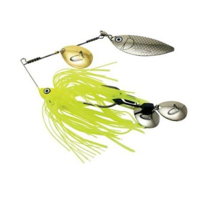 SAVAGE – TIFLEX SPINNER BAIT|CHARTREUSE SHAD|WHITE SHAD|5″
