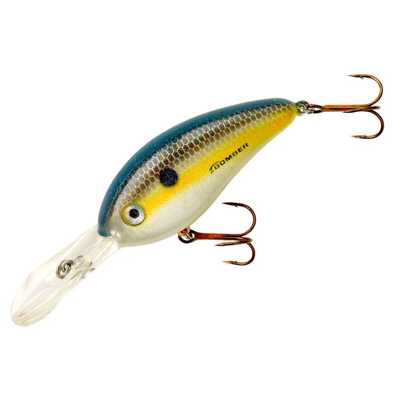 Bomber – Fat Free Fingerling|FOXY SHAD|PEARL WHITE|2 3/8″