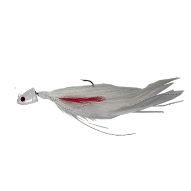 FREEDOM – HYDRA SHAD HAIR JIG|SHAD|WHITE|WHITE / CHARTEUSE|WHITE / RED|1/2 OZ