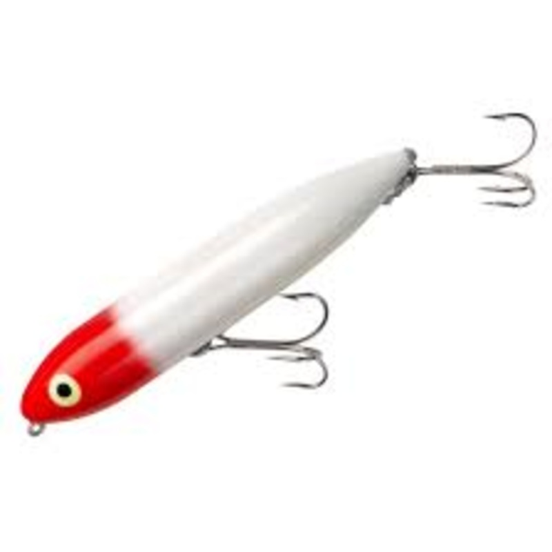 Heddon – Zara Spook|RED HEAD|BULLFROG|BLACK SHINER|BONE|FLASH BASS|4 1/2″