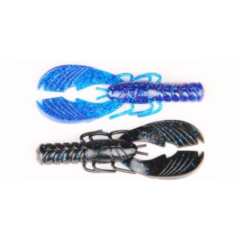 XZONE – MUSCLE BACK CRAW|BAMA CRAW|BLACK RED FLAKE|BLACK BLUE LAM|GREEN PUMPKIN PURPLE GREEN|OKEECHOBEE CRAW|WATERMELON RED FLAKE|SUMMER CRAW|BLACK-BLUE FLAKE|PURPLE SHADOW|BORDER CRAW|HOUDINI|4″|3 1/4