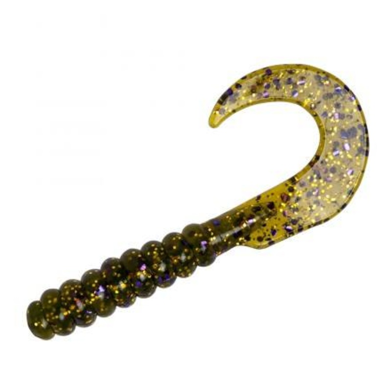 YUM WALLEYE GRUB|BROWN/ORGANGE|BLACK NEON|BUMBLE BEE|BUTTERSCOTCH CHARTREUSE|CHARTREUSE|CHARTREUSE PERAL|FIRETIGER|HOT PEACH|LEMON|MOTOR OIL NEON|PERAL WHITE|PINK BLUSH|PURPLE|WHITE|SMOKE SILVER FLAKE|3″