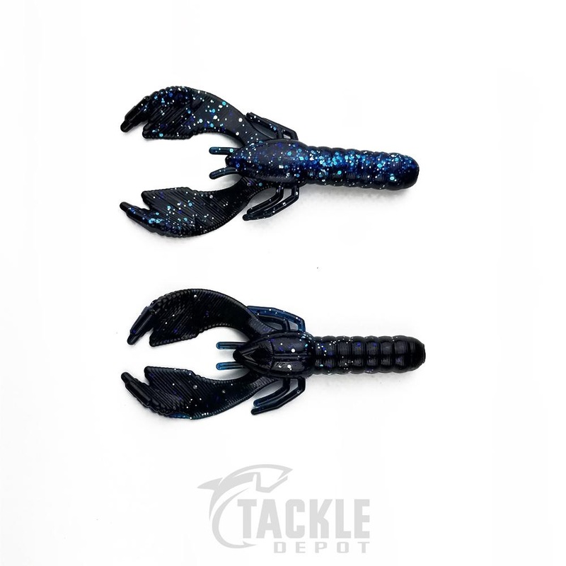 911 Bait – Shears|BEATON|BLACK BLUE SHIMMER|ICE WINE|HEMORRAGE|MOULTING CRAW|3 3/4″|3.75″