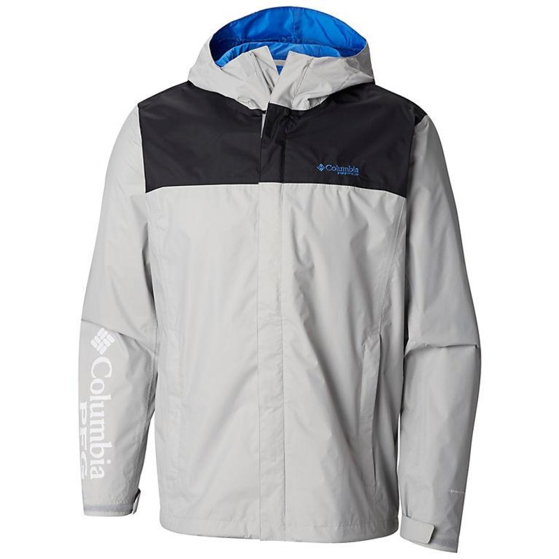 COLUMBIA – PFG STORM JACKET|Medium|Large|XL|2XL|COOL GREY|BLACK