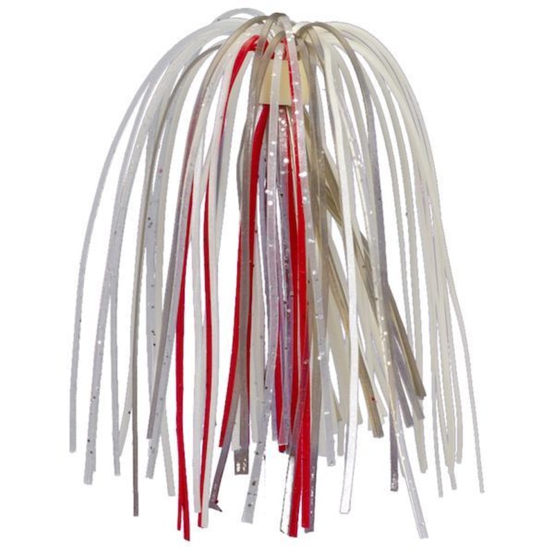 STRIKE KING – BLEEDING SKIRTS|Bleeding Chartreuse/White|Bleeding Fire Tiger|Bleeding Baitfish|Bleeding White