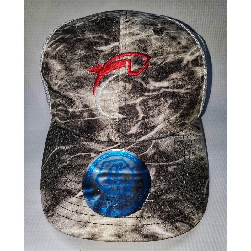 TACKLE DEPOT CAMO MOISTURE WICKING MESHBACK HAT – ADJUSTABLE