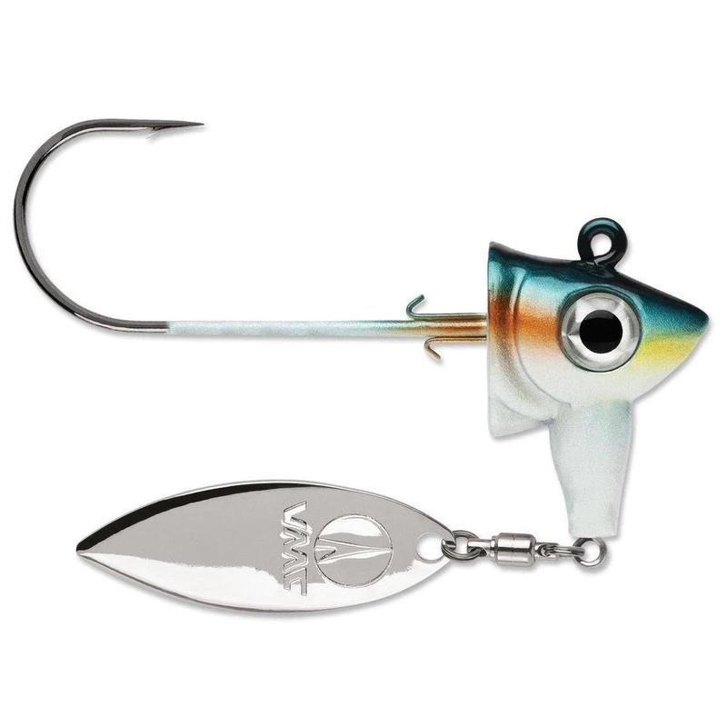 VMC Spin Jig|1/4|5/8|1/2|3/8|3/4|Threadfin Shad|White