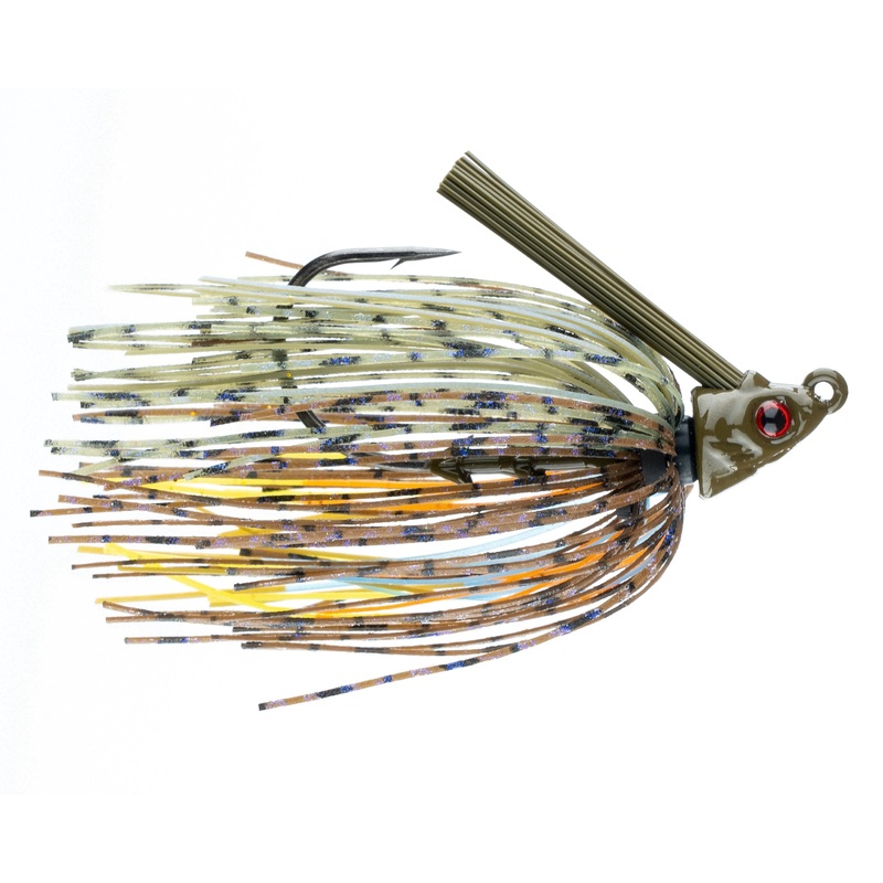Freedom Tackle Swim Jig|1/4oz|3/8oz|1/2oz|Bluegill|Black/Blue|Green Pumpkin Candy|Olive shad|Perch|White|Threadfin