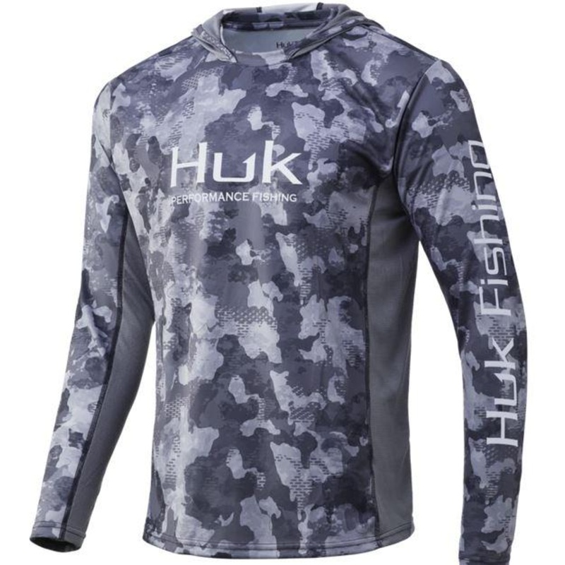 HUK ICON X RERACTION CAMO HOODIE