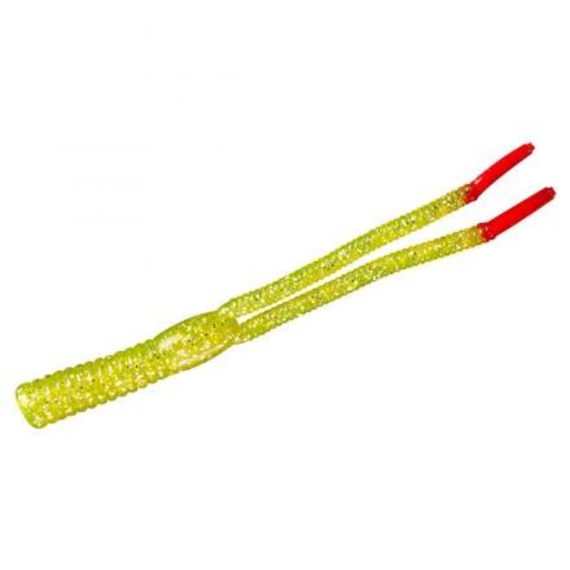 YUM BOOGEE TAIL|CHARTREUSE PEARL|CHARTREUSE/SILVER FLAKE/RED TIP|PEARL WHITE/RED TIP|WHITE|4″