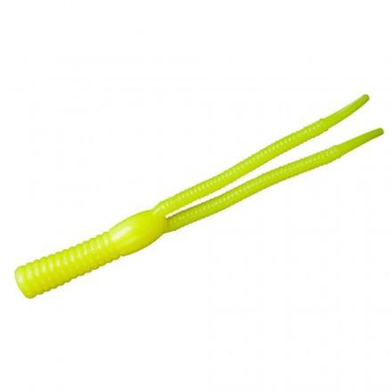 YUM BOOGEE TAIL|CHARTREUSE PEARL|CHARTREUSE/SILVER FLAKE/RED TIP|PEARL WHITE/RED TIP|WHITE|4″