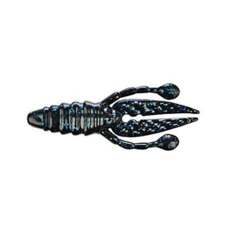 BERKLEY POWERBAIT THIEF|BAMA BUG|BLACK/BLUE FLECK|WATERMELON RED|4″