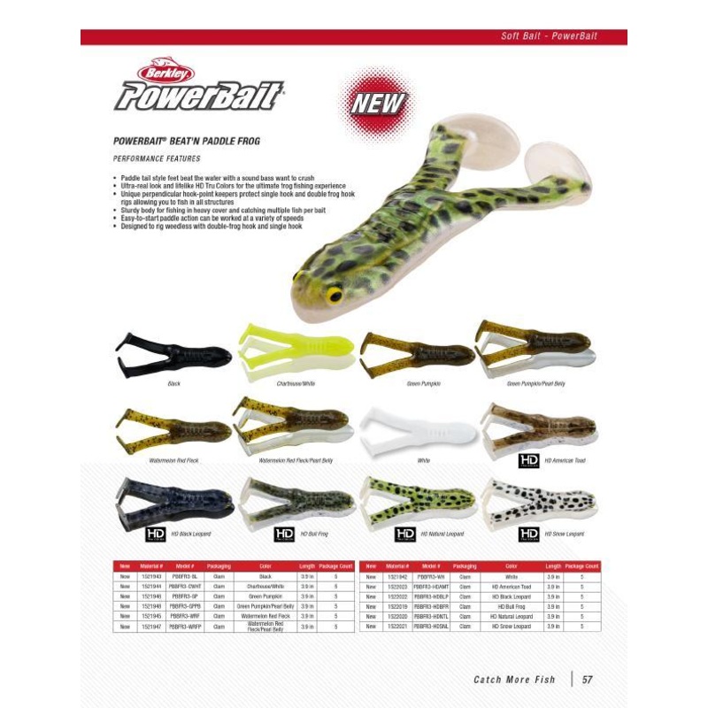 BERKLEY – POWERBAIT BEAT’N PADDLE FROG