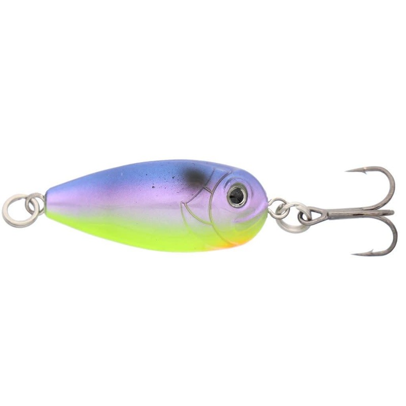 EUROTACKLE- LIVE SPOON|1/16|3/8|BLACK HIGH -VIZ|SHAD|BABY BLUEGILL|FIRE TIGER|ABIGLOW – GLOW