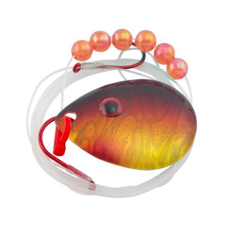 Berkley – Flicker Rig||2 Front and |4 Back|Pink Shine|Perch|Pearl Silver|Purple Bengal|Purple Candy|Purple Dawn|Purple Pearl|Rainbow Dace|Electric Perch|Blue Tiger|Firetiger|Green Pearl|Kryptonite|Orange Cougar|Orange Pearl|Black Gold Sunset