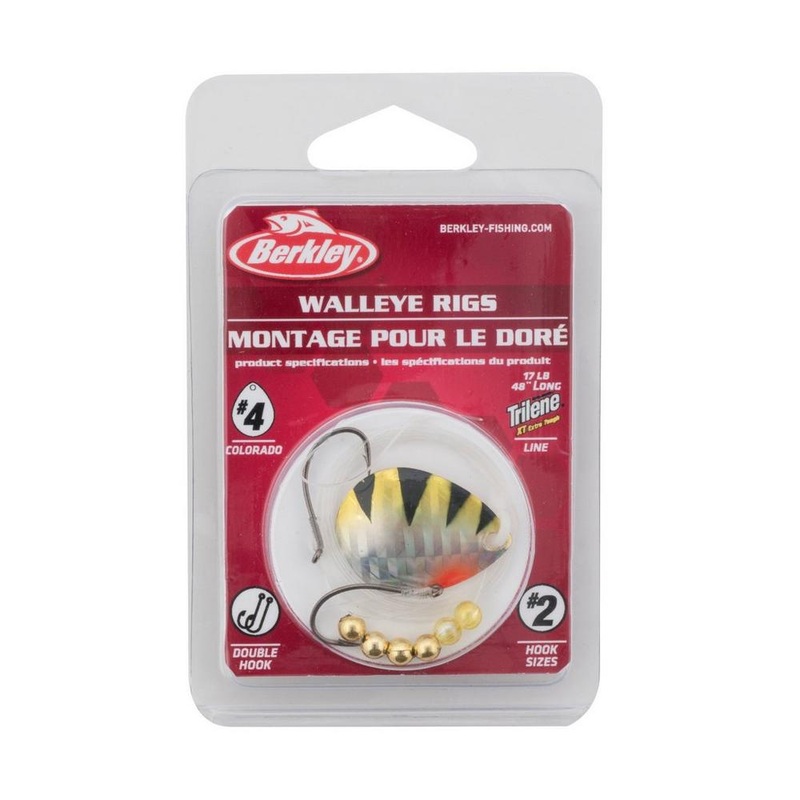 Berkley – Walleye Rig||3/|2HOOK||4/|2 HOOK|PINK|YELLOW PERCH|PERCH