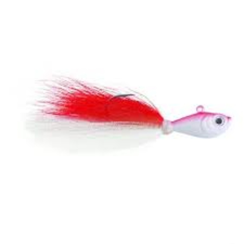 SPRO BUCKTAIL JIG|1/4|3/8|RED WHITE|CRAZY CHART