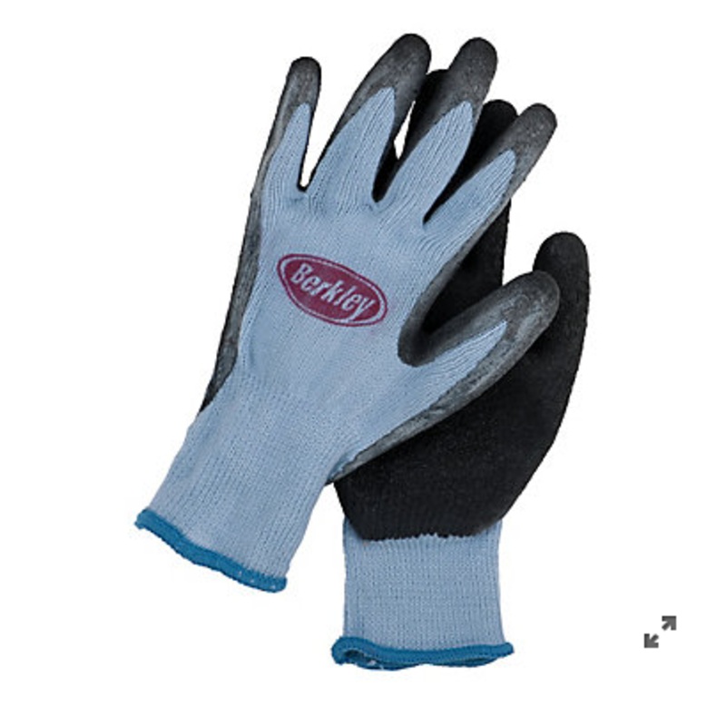 BERKLEY COATED GRIP GLOVES|PINK|BLUE/GREY