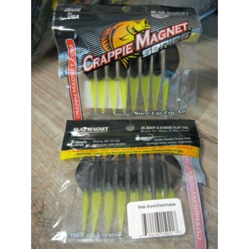 CRAPPIE MAGNET SERIES SLAB MAGNET XL BODY & X-WIDE FLAT TAIL