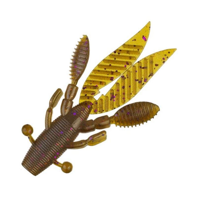 Gary Yamamoto Flapping Hog|GREEN PUMPKIN/PURPLE|Green Pumpkin with Copper and Purple Flake|Black w/Red Flake|Watermelon with Large Black & Small Red|Black with Small Red|B BUG GRINDER|Green Pumpkin with Red Flake|Watermelon / Orange Copper Red Flk|Black w