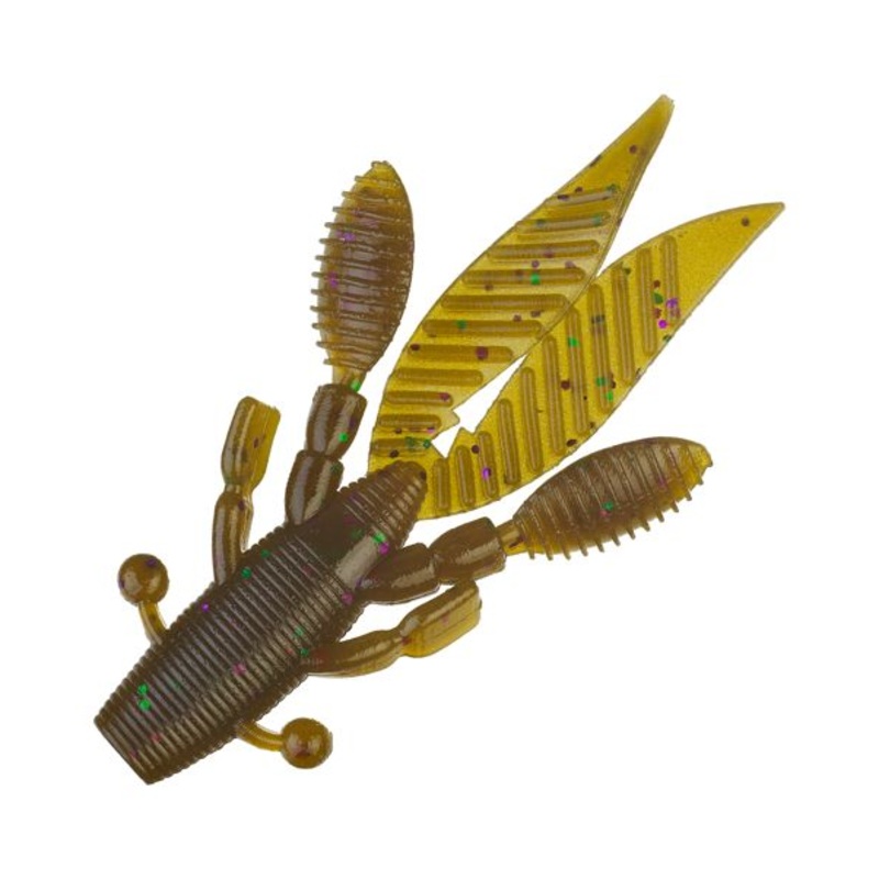 Gary Yamamoto Flapping Hog|GREEN PUMPKIN/PURPLE|Green Pumpkin with Copper and Purple Flake|Black w/Red Flake|Watermelon with Large Black & Small Red|Black with Small Red|B BUG GRINDER|Green Pumpkin with Red Flake|Watermelon / Orange Copper Red Flk|Black w