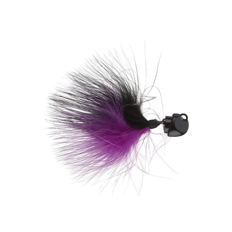 Freedom Marabou Hair Jig|Black|Black/Purple|White|Chartreuse/White|Green Pumpkin|Brown/Orange|1/8 oz.|1/4 oz.