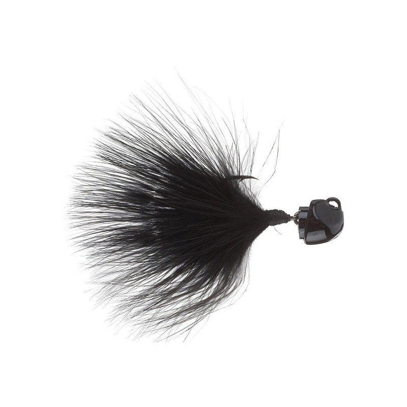 Freedom Marabou Hair Jig|Black|Black/Purple|White|Chartreuse/White|Green Pumpkin|Brown/Orange|1/8 oz.|1/4 oz.