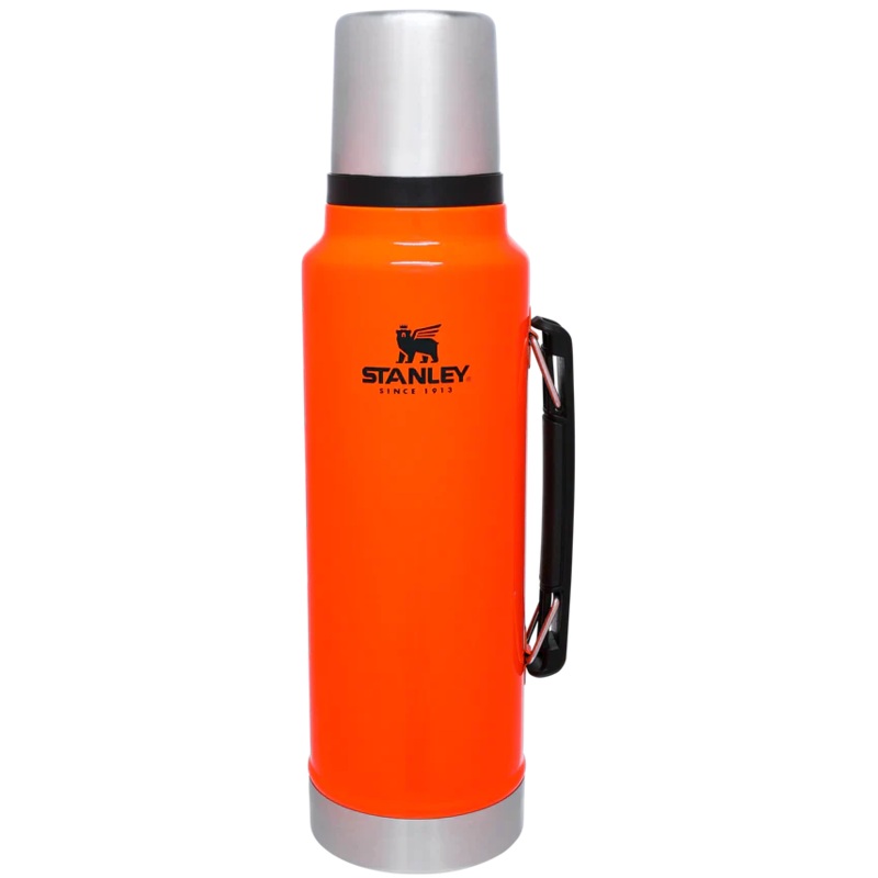 Stanley Classic Legendary 1-5 Qt Blaze Orange BPA Free Insulated Bottle
