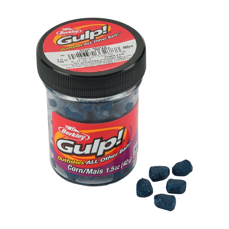 Berkley Gulp! Corn|0.25″|Yellow|Blue Maize|Red Maize