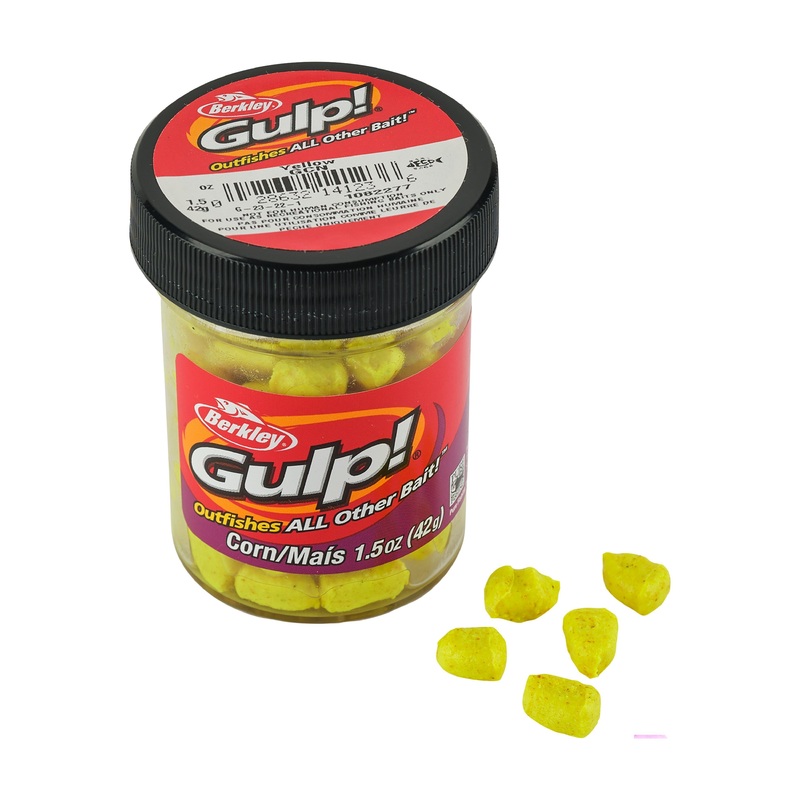Berkley Gulp! Corn|0.25″|Yellow|Blue Maize|Red Maize