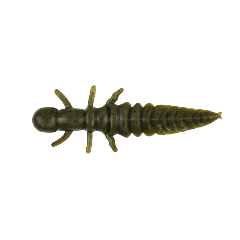 Berkley Gulp! Hellgramite|3″|Black|Green Pumpkin