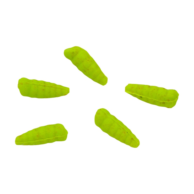 Berkley Gulp Waxies|0.5″|Bloody|Chartreuse|Natural|Natural White|Pink