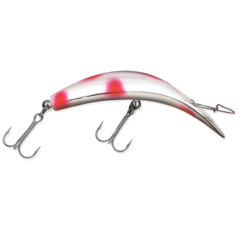 Luhr-Jensen Kwikfish Rattle|4-1/4″|5″|5-9/16″|Silver/Flo. Red Dot (0050)|Grinch (0747)|Slammer (0850)|Silver (0920)|Silver/Blue Scale (0936)|Silver/Chartreuse Head (0994)|Double Trouble (1012)|Fluorescent Chartreuse/Green UV (1601)|Fluorescent Pink/Chartr