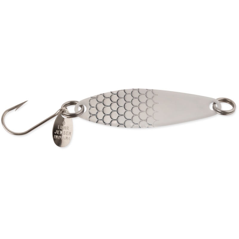 Luhr-Jensen Needlefish 2-1/2|2-1/2″|Nickel (0001)|Brass (0002)|Barred Perch Scale/Brass Back (0035)|Silver Shad/Nickel Back (0036)|Chartreuse/Fire Dot (0054)|Red Dot Frog/Brass Back (0067)|Frog/Brass Back (0074)|Fire/Pearl Back (0075)|Pearl Bikini/Brass B