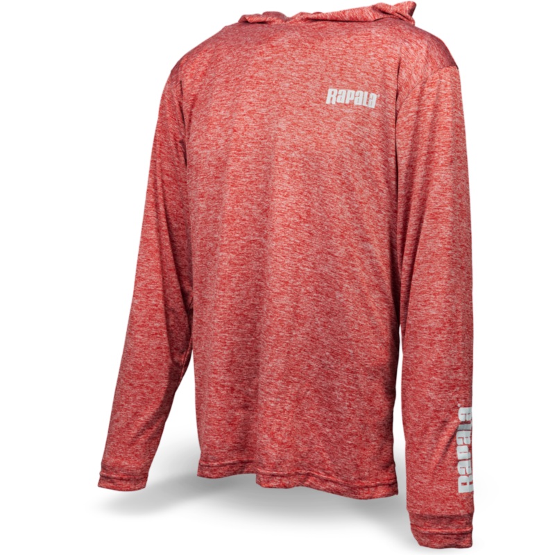 Rapala Rapala Hooded UV Shirt Heather Red