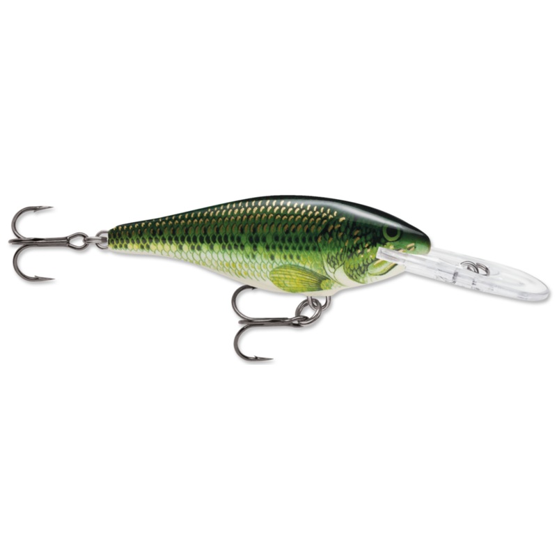Rapala Shad Rap 3-1/2 (SR09)|3-1/2″ Dives 8′-15’|Blue (B)|Baby Bass (BB)|Bluegill (BG)|Crawdad (CW)|Dark Brown Crawdad (DCW)|Firetiger (FT)|Green Tiger UV (GTU)|Holographic Blue Shiner (HBSH)|Hot Steel (HS)|Helsinki Shad (HSD)|Holographic Shiner (HSH)|Ho