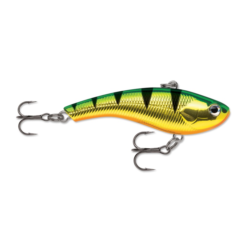 Rapala Slab Rap|2″ (SLR05)|Perch|Chrome|Chrome Blue