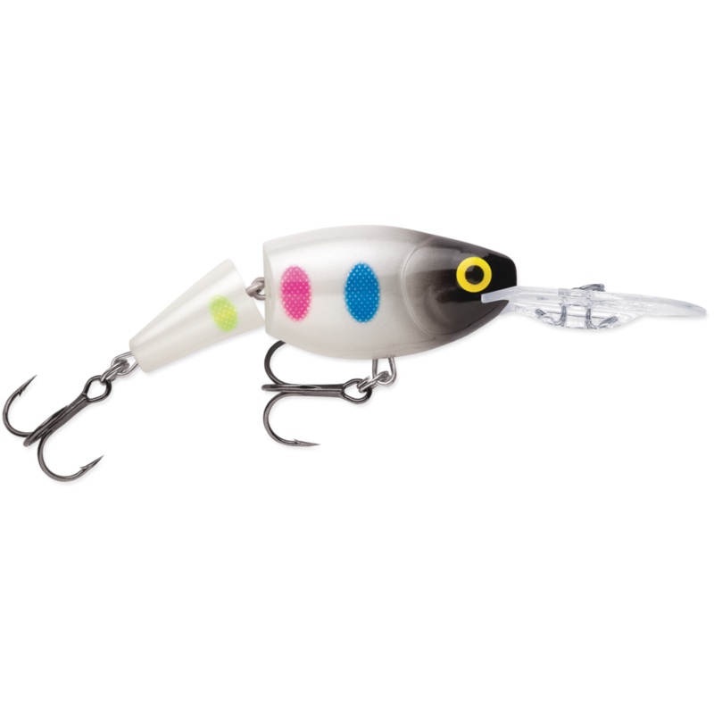 Rapala Jointed Shad Rap|2″|2-3/4″|Black Wonderbread (BWB)|Fruit Punch (FPN)|Glow Pink Squirrel (GPSQ)|Voodoo Haze (VDH)