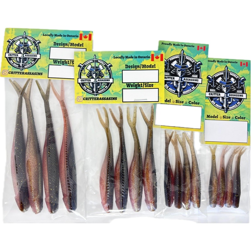 Critter Assassins Tracer Shad 4/PK