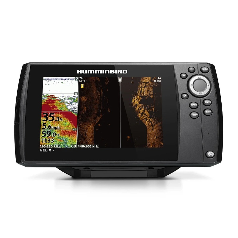 Humminbird Helix 7 Series|Stand Alone|Networkable|Standard Side Imaging|Mega Side Imaging|Mega Down Imaging|LakeMaster Canada Map|No Map Card