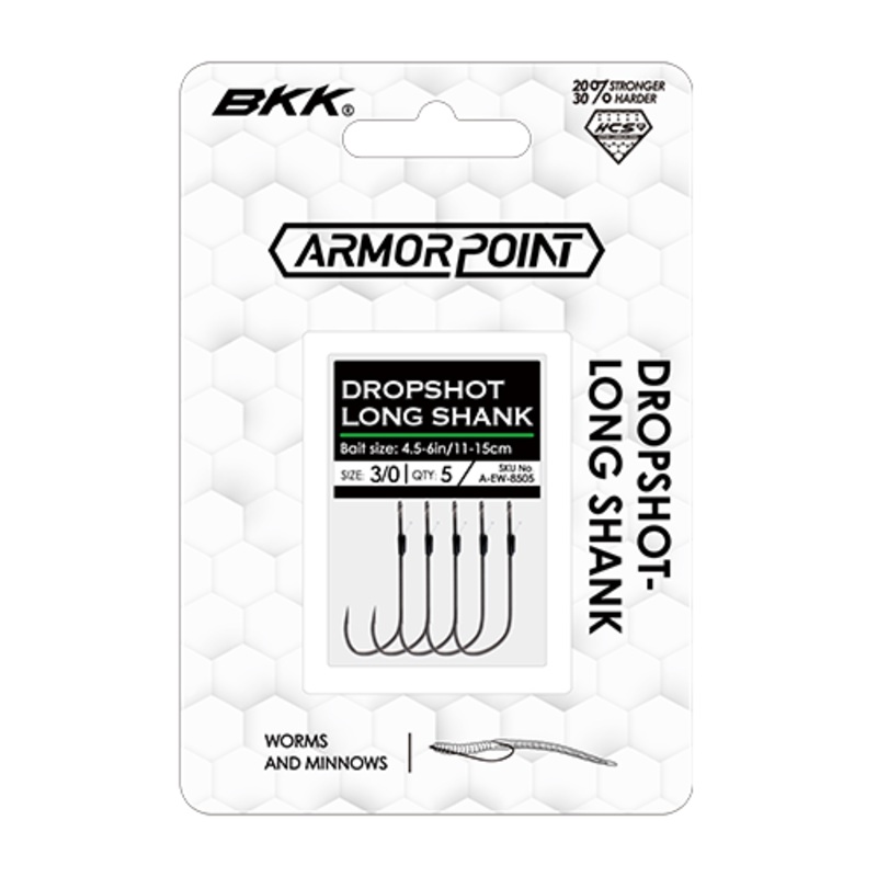 BKK DROPSHOT – LONG SHANK||2||1|1/0|2/0